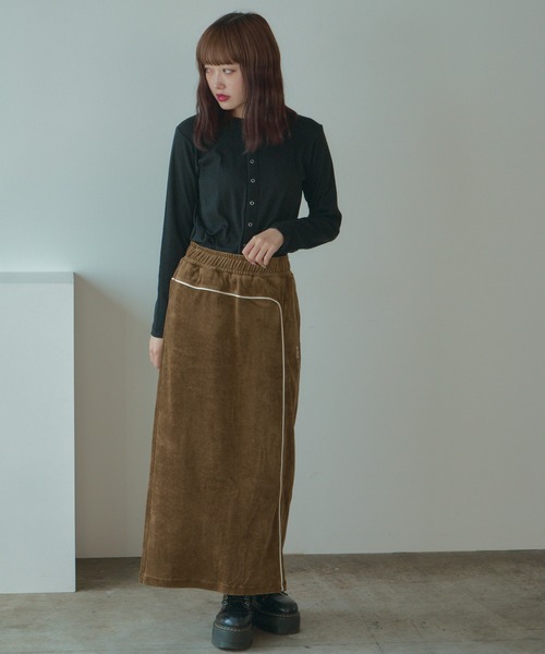 AO2（アオズ）の「R.P.miller/ミラー Panel ribbed cardigan カーディガン（カーディガン/ボレロ・レディース・ホワイト系/ブラック/ネイビー系・FREE）」の12枚目の写真