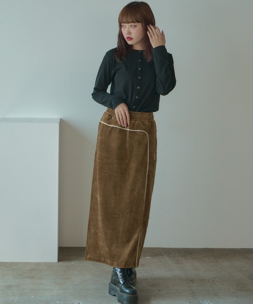 AO2（アオズ）の「R.P.miller/ミラー Panel ribbed cardigan カーディガン（カーディガン/ボレロ・レディース・ホワイト系/ブラック/ネイビー系・FREE）」の11枚目の写真