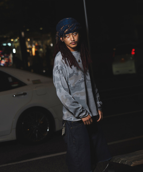 セール】アッシュカモ柄 サーマルロンTee（Tシャツ/カットソー）｜PULP