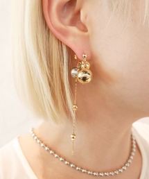 amplis（アンプリス）の「ボールチェーンピアス/track pierce（ピアス（両耳用））」