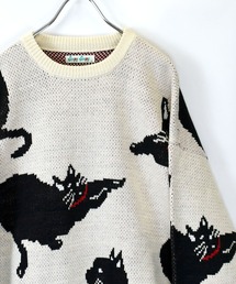 【Soupy Soupy】BIG Jacquard knit オーバーサイズ メンズ レディース