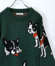 【Soupy Soupy】BIG Jacquard knit オーバーサイズ メンズ レディース