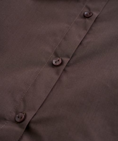 VIS(ビス)の「リボン付きバックシャーリングシャツ(シャツ/ブラウス・レディース・ブラウン系その他/ホワイト系その他/サックスブルー・FREE)」の17枚目の写真