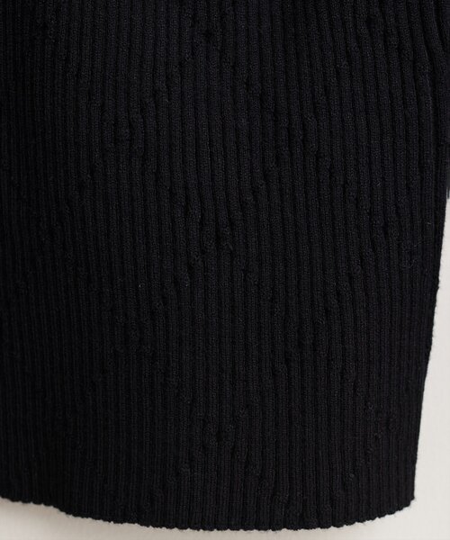 natural couture(ナチュラルクチュール)の「ダイヤ柄プチハイリブニット(ニット/セーター・レディース・ブラック/オフホワイト/オレンジ/パープル・FREE)」の16枚目の写真