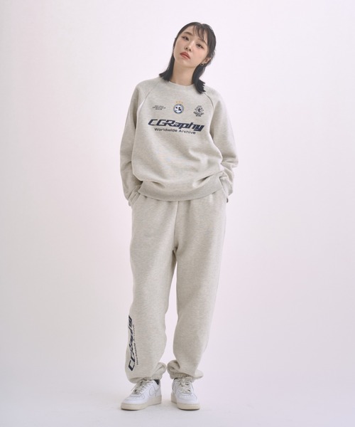 codegraphy メンズ　スウェットセットアップ ☆人気商品☆CODE GRAPHY☆CGP ARCH LOGO SWEAT SET UP