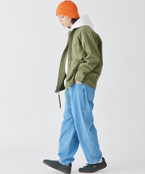 LACOSTE(ラコステ)の「ウールリブニットキャップ(ニットキャップ/ビーニー・メンズ・ベージュ/オレンジ/ダークネイビー/ブラック/ライトブルー/グレー・58cm)」の12枚目の写真