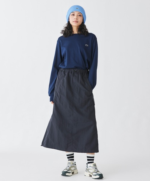 LACOSTE(ラコステ)の「ウールリブニットキャップ(ニットキャップ/ビーニー・メンズ・ベージュ/オレンジ/ダークネイビー/ブラック/ライトブルー/グレー・58cm)」の15枚目の写真