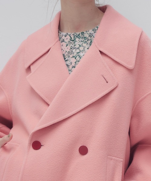 STUMBLY BIG SILHOUETTE PEA JACKE コート
