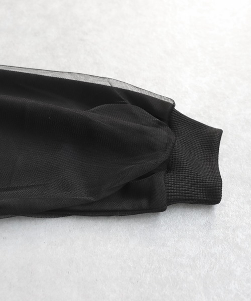 antiqua(アンティカ)の「チュールドッキングトップス(その他トップス・レディース・ブラック・ONESIZE)」の9枚目の写真