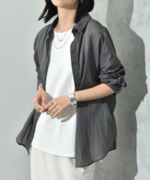 INTERPLANET | シアー長袖シャツ(シャツ/ブラウス)