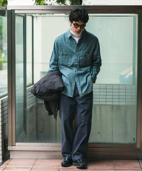 URBAN RESEARCH DOORS（アーバンリサーチドアーズ）の「OUTDOOR EXCHANGE起毛ネルシャツ（シャツ/ブラウス・メンズ・ブラウン/グリーン・LARGE/MEDIUM）」の6枚目の写真