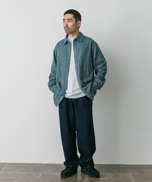 URBAN RESEARCH DOORS（アーバンリサーチドアーズ）の「OUTDOOR EXCHANGE起毛ネルシャツ（シャツ/ブラウス・メンズ・ブラウン/グリーン・LARGE/MEDIUM）」の12枚目の写真