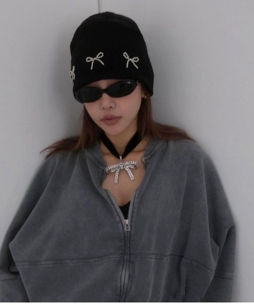 REBALANCE（リバランス）の「リボンニットビーニー（ニットキャップ/ビーニー・レディース・A/B/C・FREE）」の2枚目の写真