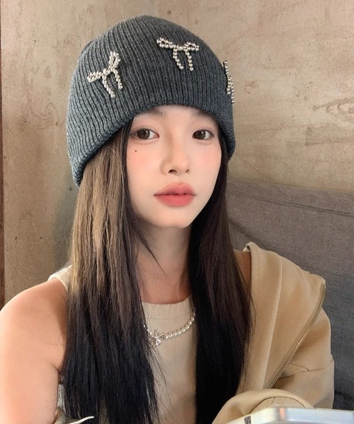 REBALANCE（リバランス）の「リボンニットビーニー（ニットキャップ/ビーニー・レディース・A/B/C・FREE）」の8枚目の写真