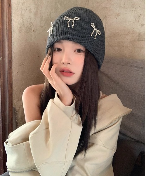 REBALANCE（リバランス）の「リボンニットビーニー（ニットキャップ/ビーニー・レディース・A/B/C・FREE）」の9枚目の写真