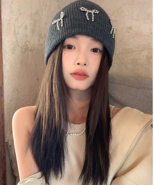 REBALANCE（リバランス）の「リボンニットビーニー（ニットキャップ/ビーニー・レディース・A/B/C・FREE）」の12枚目の写真