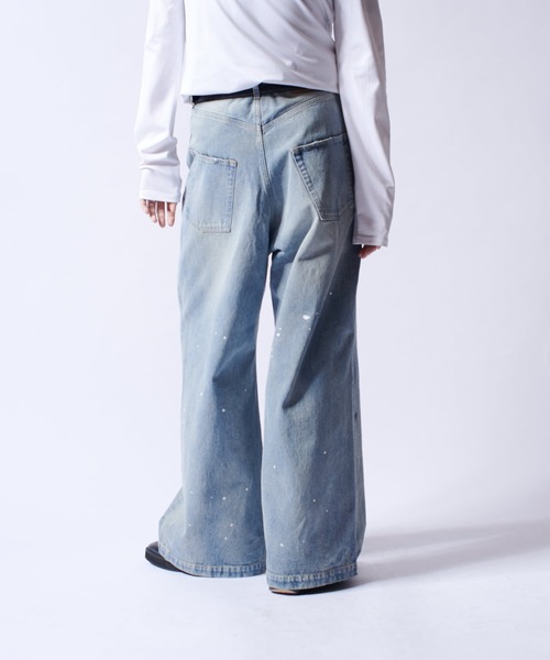 Lui's(ルイス)の「ペイントエレファントジーンズ(デニムパンツ・メンズ・インディゴブルー/ブラック・30/32/34)」の6枚目の写真