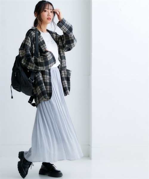 nissen（ニッセン）の「【販売終了】起毛素材ミドル丈テーラードジャケット（テーラードジャケット・レディース・ブラウン系その他/アイボリー/チャコール/グリーン・M/S/LL/L）」の17枚目の写真