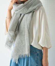 BEARDSLEY | ウール縮絨ストール(無地)(マフラー)