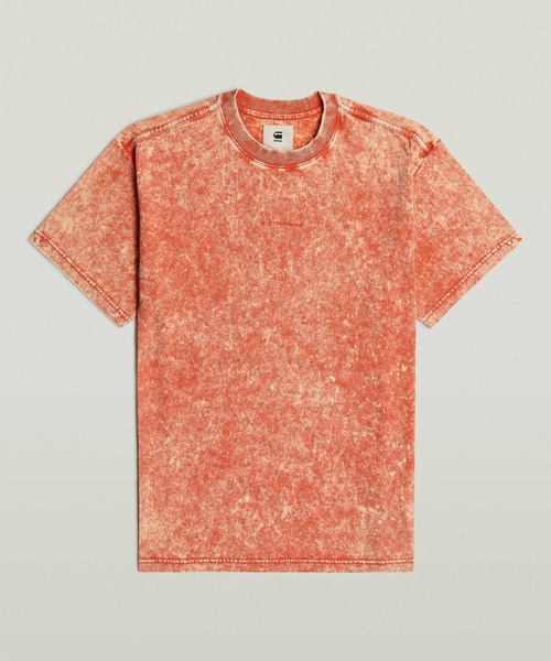 G-STAR（ジースター）の「WASHED LOOSE T-SHIRT/ヴィンテージライクオーバーダイオーバーサイズTシャツ（Tシャツ/カットソー・メンズ・ブラック系その他/ベージュ系その他/レッド系その他・LARGE/MEDIUM/SMALL/X-LARGE/X-SMALL）」の3枚目の写真