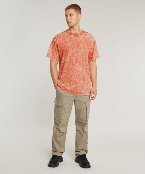 G-STAR（ジースター）の「WASHED LOOSE T-SHIRT/ヴィンテージライクオーバーダイオーバーサイズTシャツ（Tシャツ/カットソー・メンズ・ブラック系その他/ベージュ系その他/レッド系その他・LARGE/MEDIUM/SMALL/X-LARGE/X-SMALL）」の10枚目の写真
