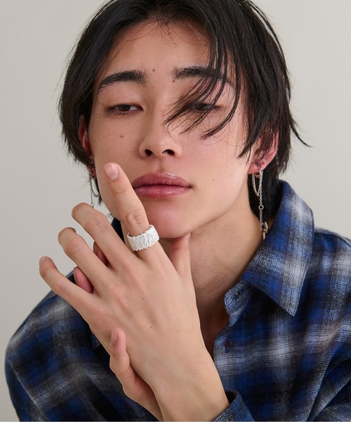 Ellno Loset(エルノロゼット)の「メタルシックリング(リング・メンズ・B/A・FREE)」の3枚目の写真