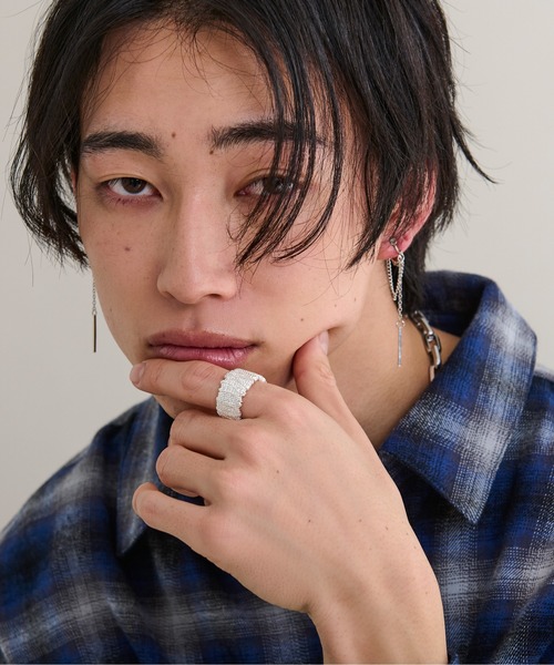Ellno Loset(エルノロゼット)の「メタルシックリング(リング・メンズ・B/A・FREE)」の4枚目の写真