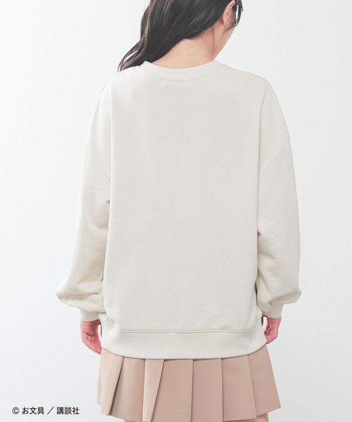 Honeys(ハニーズ)の「お文具といっしょ/ゆるトレーナー(スウェット・レディース・スミクロ/ブルー/アイボリー/レッド・S/M/LL/L)」の8枚目の写真