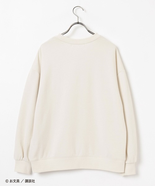 Honeys(ハニーズ)の「お文具といっしょ/ゆるトレーナー(スウェット・レディース・スミクロ/ブルー/アイボリー/レッド・S/M/LL/L)」の11枚目の写真