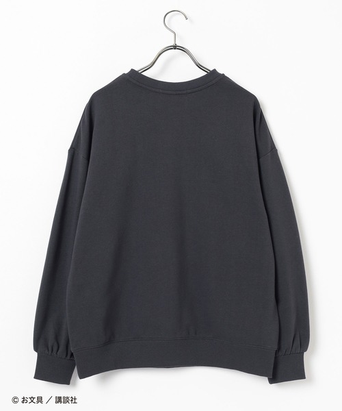 Honeys(ハニーズ)の「お文具といっしょ/ゆるトレーナー(スウェット・レディース・スミクロ/ブルー/アイボリー/レッド・S/M/LL/L)」の18枚目の写真