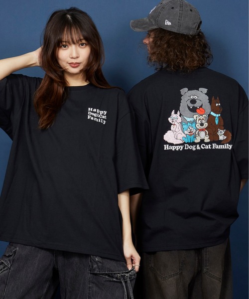 セール】オーバーサイズ 刺繍 Tシャツ 綿100％ /embroidery