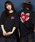 unrelaxingiANVOj́uI[o[TCY  hJ TVc 100 /embroidery oversize T-shirtiTVc/Jbg\[jvb̑4