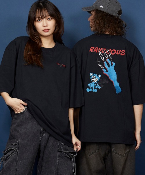 セール】オーバーサイズ 刺繍 Tシャツ 綿100％ /embroidery