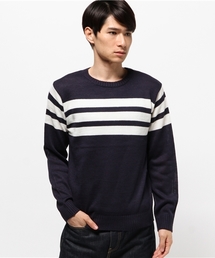 koe | スィックボーダー長袖プルオーバー(ニット/セーター)