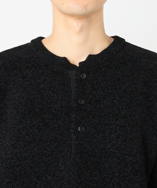 モール ヘンリーネックニット（ニット/セーター）｜B.C STOCK（ベーセーストック）