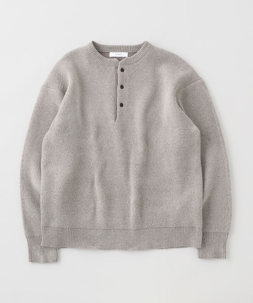 モール ヘンリーネックニット（ニット/セーター）｜B.C STOCK（ベーセーストック）