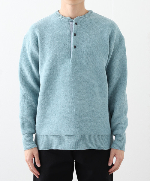 モール ヘンリーネックニット（ニット/セーター）｜B.C STOCK（ベーセーストック）