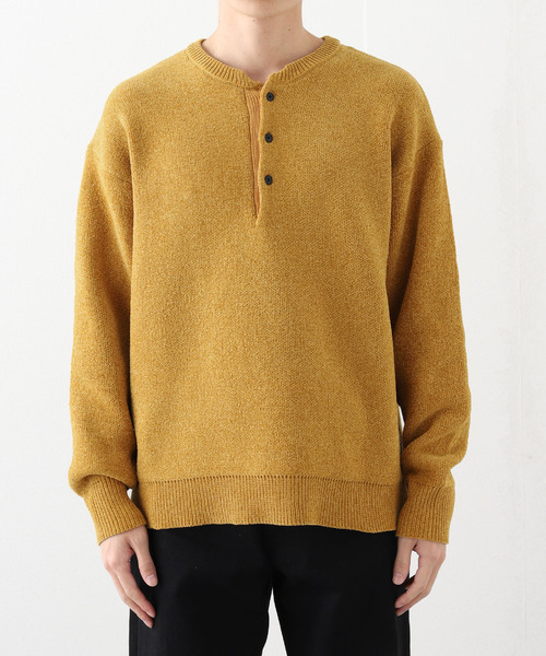 モール ヘンリーネックニット（ニット/セーター）｜B.C STOCK（ベーセーストック）