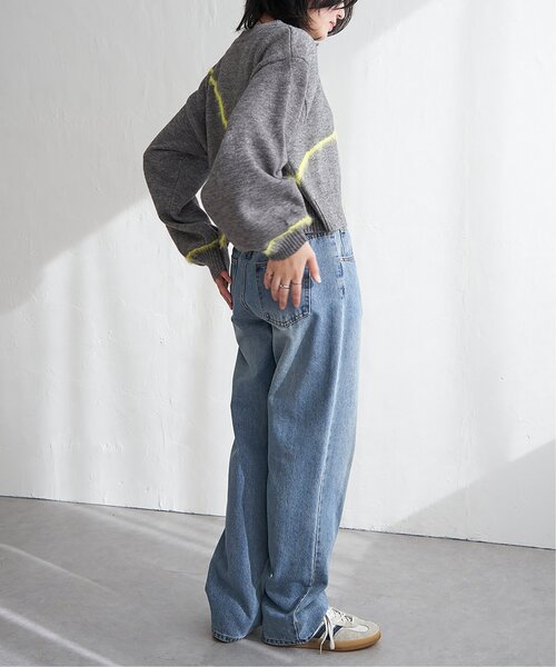 VENCEEXCHANGE（ヴァンスエクスチェンジ）の「アルパカタッチラインフェザープルオーバー（ニット/セーター・レディース・アイボリー/ブラック/グレー・FREE）」の17枚目の写真