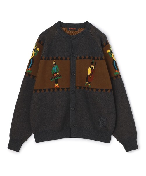 CABaN コットンカシミヤジャカード JAZZ BAND クルーネック