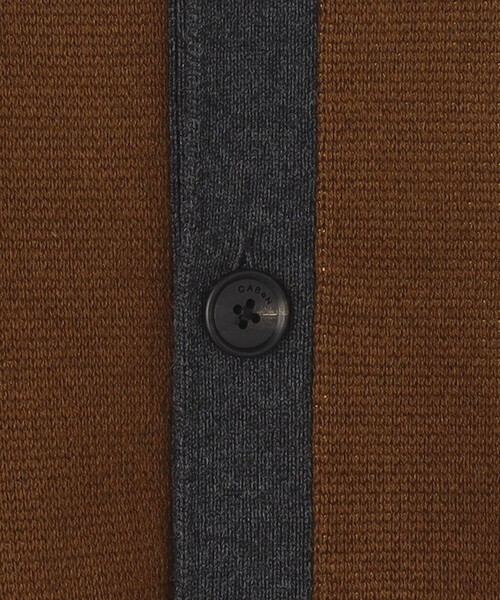 caban（キャバン）の「CABaN コットンカシミヤジャカード JAZZ BAND クルーネックカーディガン（ニット/セーター・メンズ・グレー系その他2・S/M）」の8枚目の写真