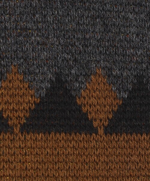 caban（キャバン）の「CABaN コットンカシミヤジャカード JAZZ BAND クルーネックカーディガン（ニット/セーター・メンズ・グレー系その他2・S/M）」の2枚目の写真