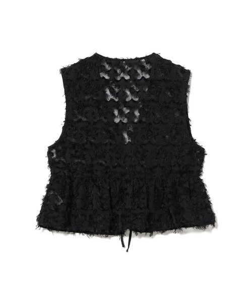 B:MING by BEAMS（ビーミングバイビームス）の「フリンジ ジャカード ノースリーブ ブラウス（シャツ/ブラウス・レディース・ブラック/ホワイト系その他5・ONE SIZE）」の17枚目の写真