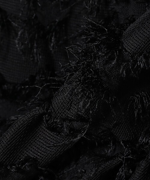 B:MING by BEAMS（ビーミングバイビームス）の「フリンジ ジャカード ノースリーブ ブラウス（シャツ/ブラウス・レディース・ブラック/ホワイト系その他5・ONE SIZE）」の18枚目の写真