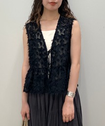 B:MING by BEAMS | フリンジ ジャカード ノースリーブ ブラウス(シャツ/ブラウス)