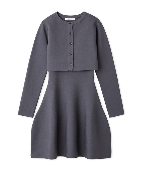 SNIDEL（スナイデル）の「スクエアネックミニワンピース（ワンピース