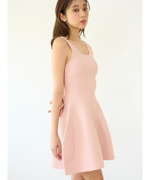 SNIDEL（スナイデル）の「スクエアネックミニワンピース（ワンピース