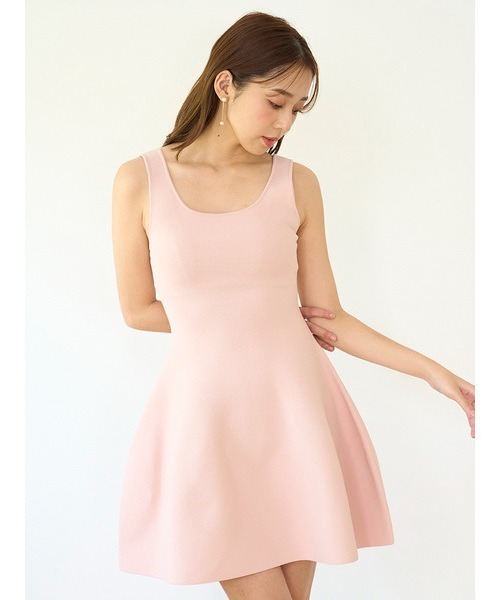 SNIDEL（スナイデル）の「スクエアネックミニワンピース（ワンピース