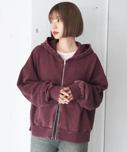 新品未使用♡カットワークパフ袖パーカー パーカーセットアップ | MFAVY