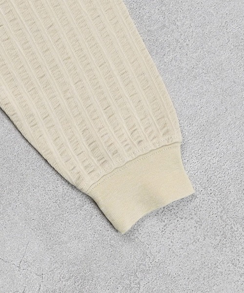 MARKEY'S（マーキーズ）の「ニットサッカーカーディガン（カーディガン/ボレロ・キッズ・チャコール/クリーム/ピンク/ブラウン・90/100/110/120/80/130/95/140/150）」の12枚目の写真